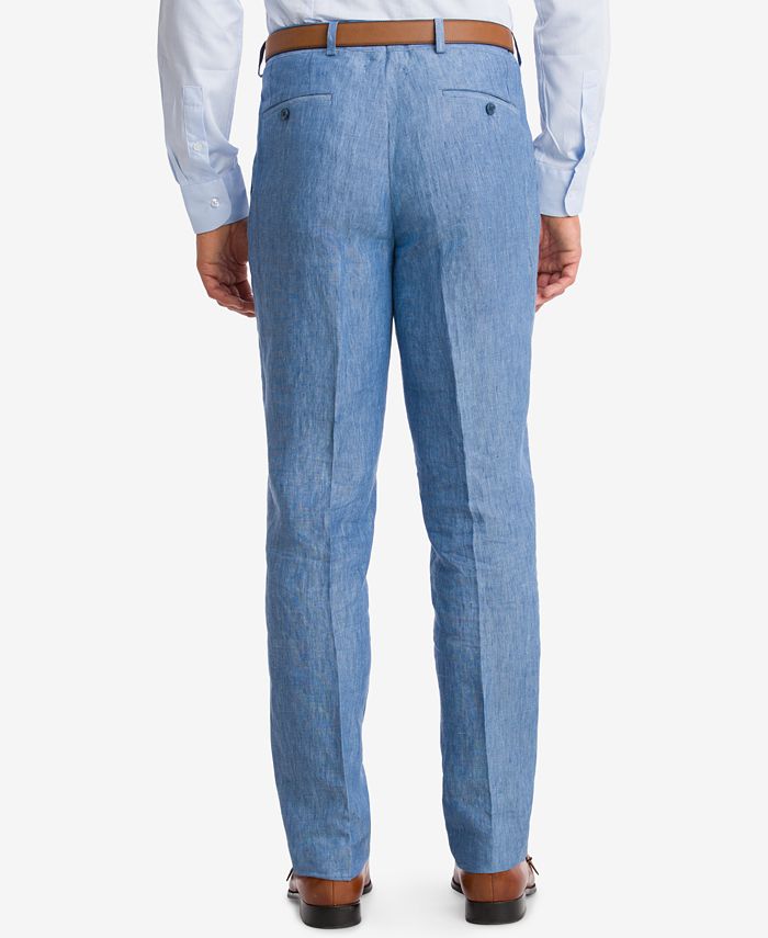 Bar III Men's SlimFit Linen Suit Pants, Created for Macy's & Reviews