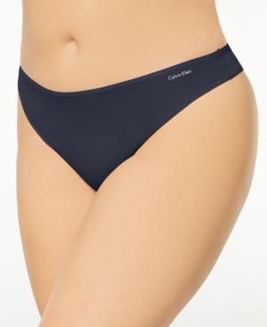 CALVIN KLEIN PLUS SIZE FORM STRETCH THONG QD3709, FIRST AT MACY'S