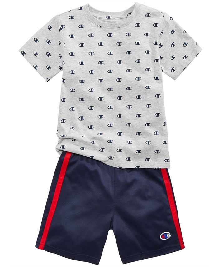 Champion 2-Pc. Printed T-Shirt & Shorts Set, Toddler Boys - Macy's