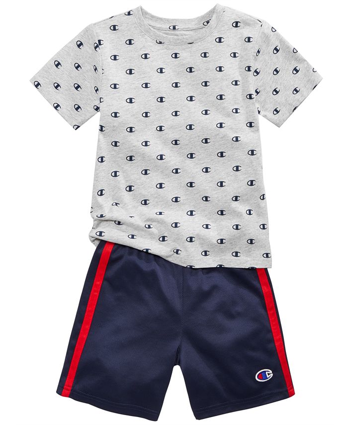 Champion 2Pc. Printed TShirt & Shorts Set, Toddler Boys Macy's