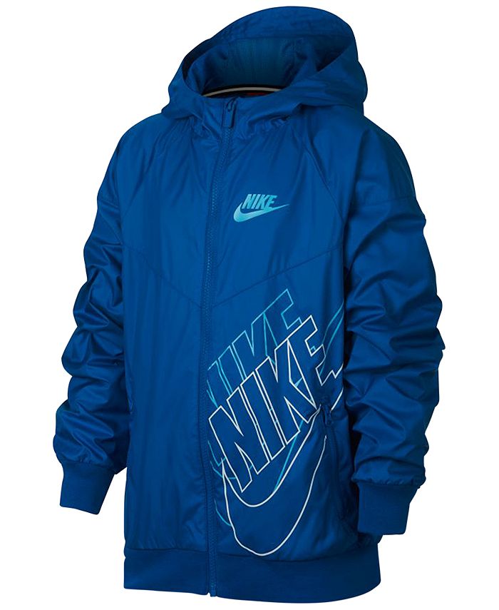 Nike Sportswear Windrunner Hooded Jacket, Big Boys - Macy's