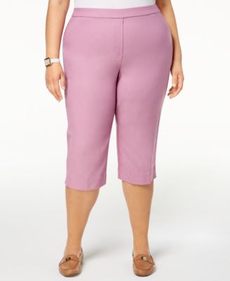 Alfred Dunner - Plus Size Pull-On Capri Pants