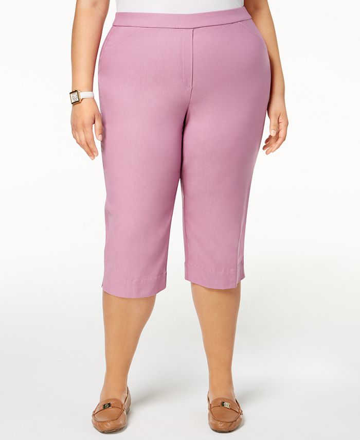 Alfred Dunner Los Cabos Plus Size PullOn Capri Pants Macy's