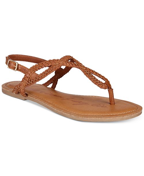 American Rag Keira Braided Flat Sandals, Created for Macy's - Sandals ...