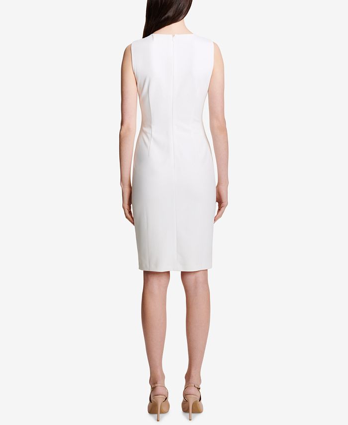 Calvin Klein Sleeveless Colorblocked Sheath Dress - Macy's