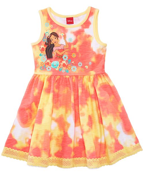 Disney Princess Elena Of Avalor Tie Dyed Dress Little Girls