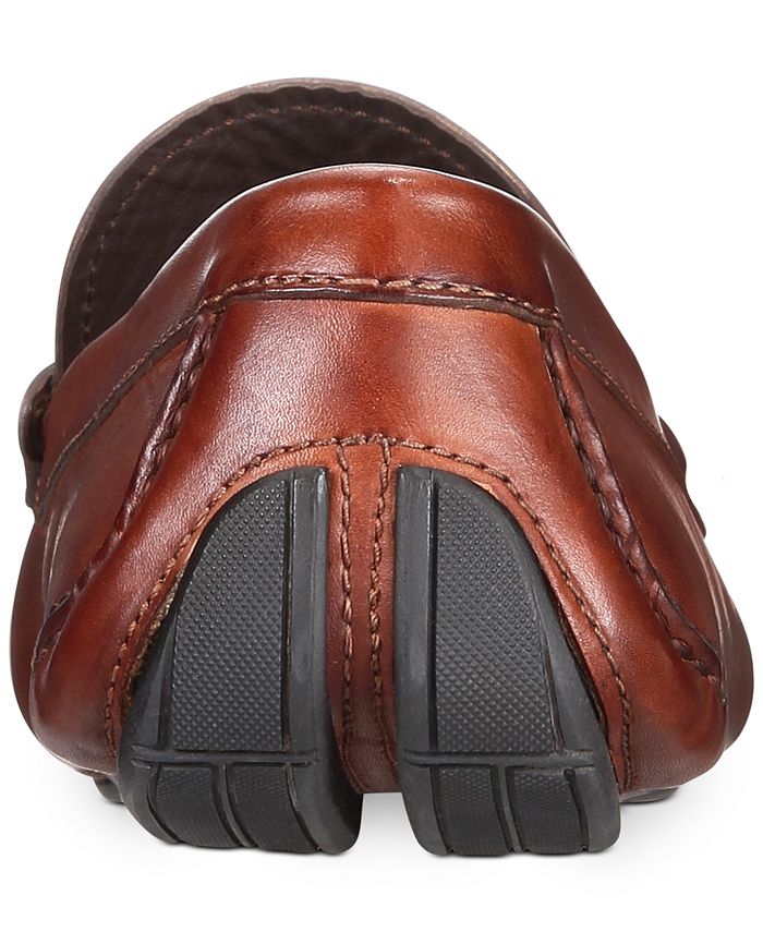 Massimo Emporio Men's Braided Leather Bit Drivers, Created for Macy's ...