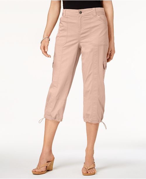 Style & Co Cargo Capri Pants in Regular & Petite Sizes, Created for ...