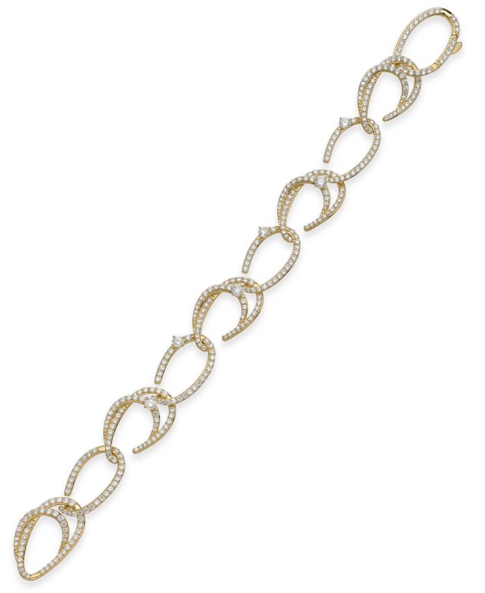 Danori Crystal & Pavé Link Bracelet, Created for Macy's - Macy's