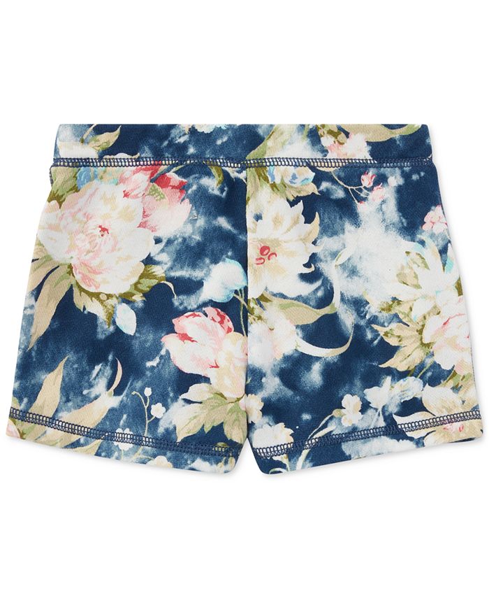 Polo Ralph Lauren Floral French Terry Shorts, Toddler Girls - Macy's