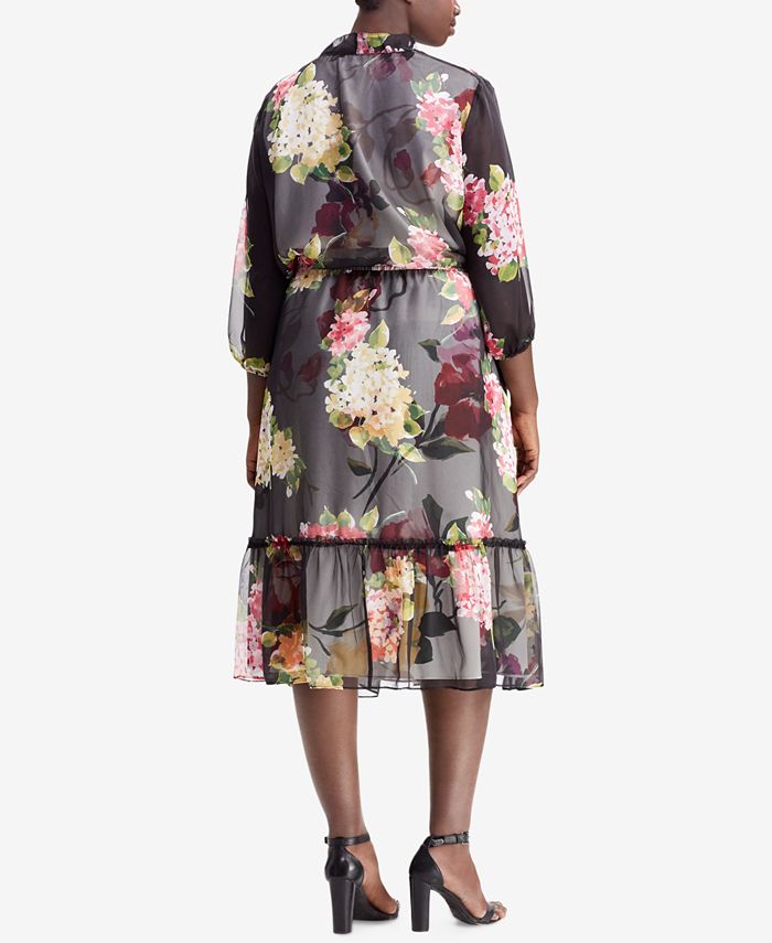 Lauren Ralph Lauren Plus Size Fit & Flare Dress Macy's
