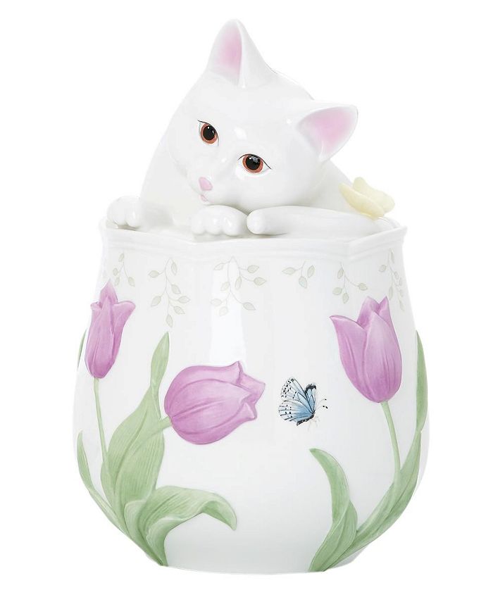Lenox Butterfly Meadow Kitten Cookie Jar Macy s