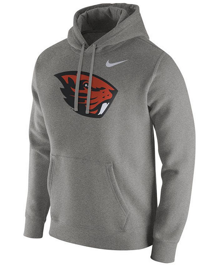 Nike Men's Oregon State Beavers Cotton Club Fleece Hooded Sweatshirt ...