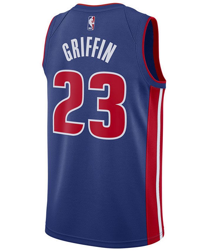 Nike Men's Blake Griffin Detroit Pistons Icon Swingman Jersey - Macy's