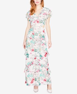 RACHEL Rachel Roy - Ruffled Floral-Print Dress