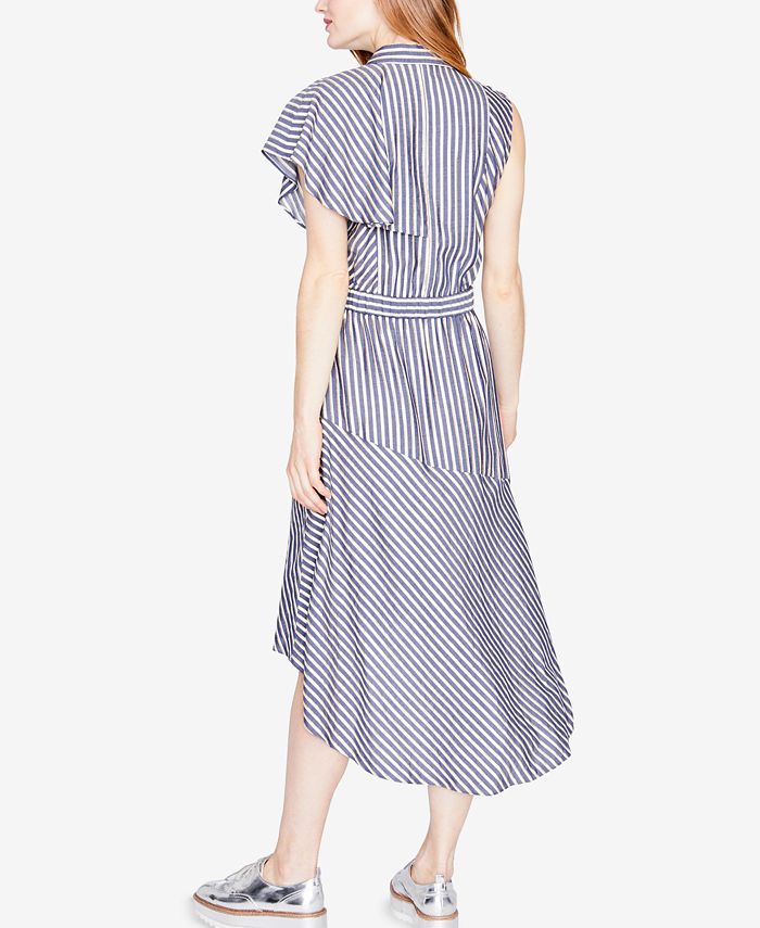 RACHEL Rachel Roy Striped One-Sleeve Shirtdress, Created for Macy's ...