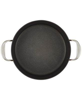 Nouvelle Copper Luxe Hard-Anodized Nonstick Cookware Set, 3-Piece, Sable