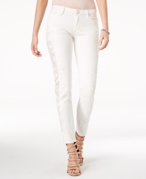 GUESS APPLIQUE CURVY SKINNY JEANS