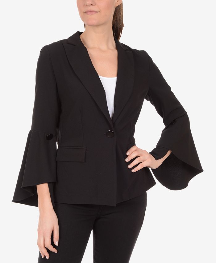 Blazer with bell sleeves online