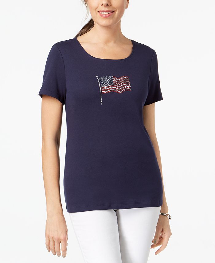 Macy's karen scott tee shirts on sale