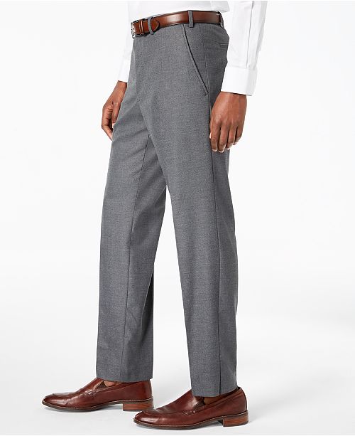 Alfani Men's Stretch Performance Solid SlimFit Pants, Created for Macy