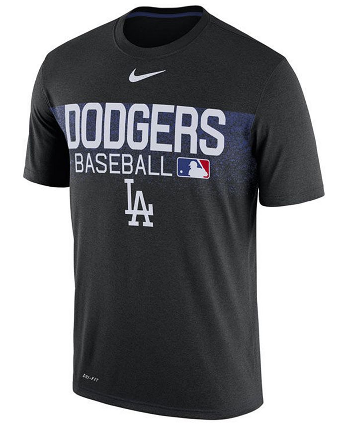 Nike Men's Los Angeles Dodgers Authentic Legend Team Issue T-Shirt - Macy's