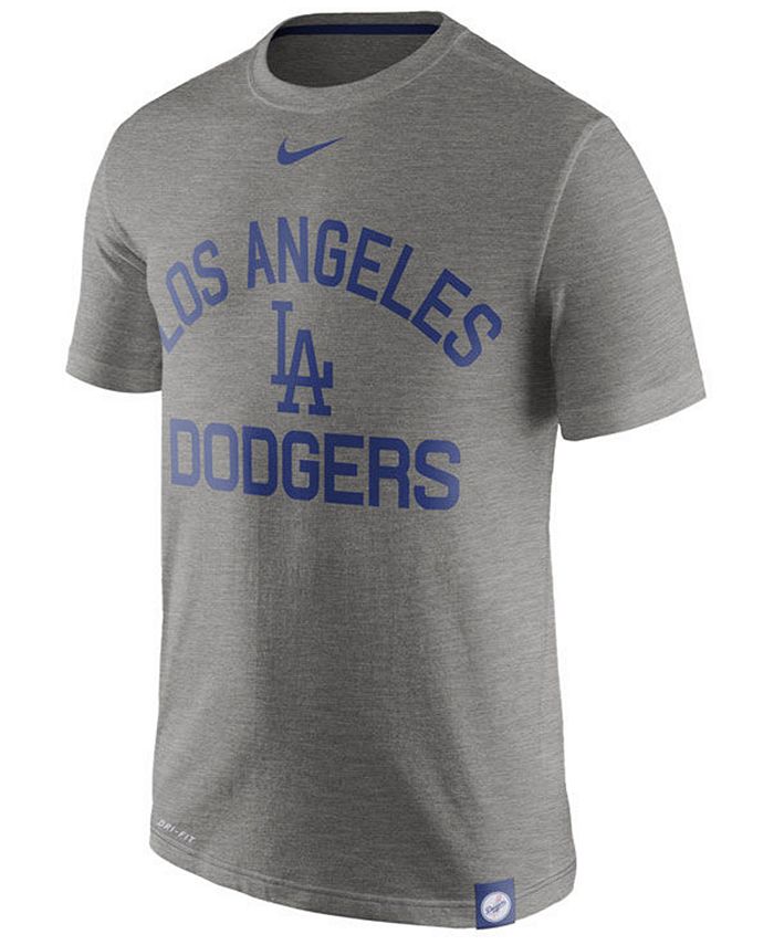 Nike Men's Los Angeles Dodgers Dri-Fit Slub Arch T-Shirt & Reviews ...
