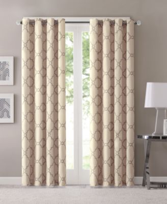 Saratoga Fretwork Grommet Window Treatments