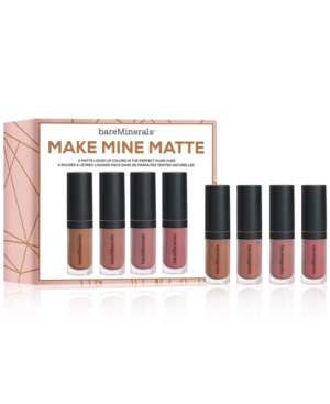 BAREMINERALS BAREMINERALS 4-PC. GEN NUDE MINI MATTE LIQUID LIPSTICK SET