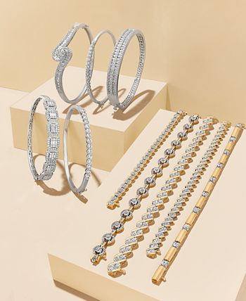 Macy's diamond bangle sales bracelets