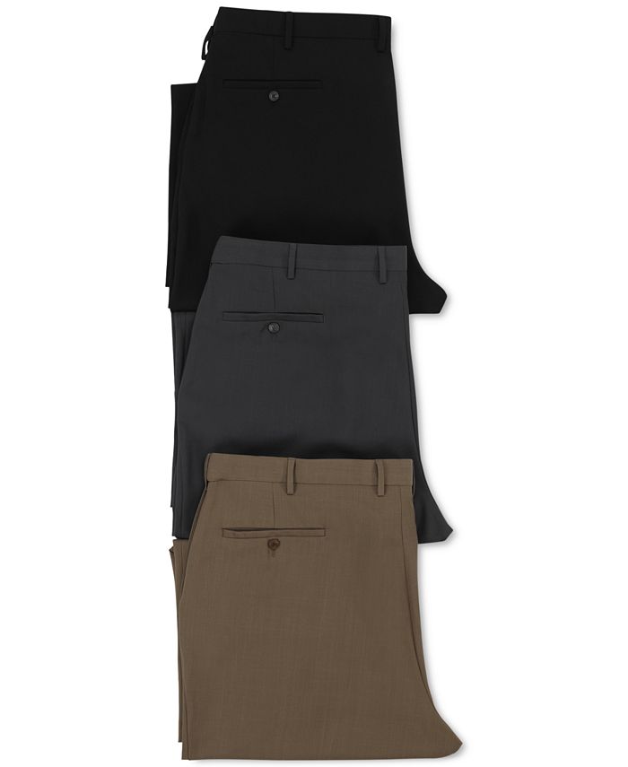 haggar eclo stria pleated