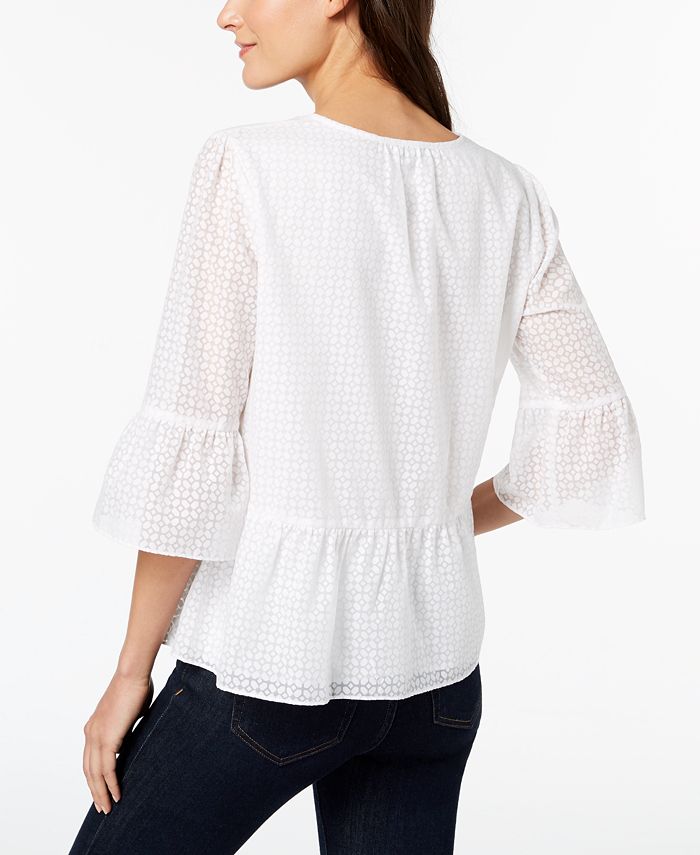 Tommy Hilfiger Ruffle Blouse, Created for Macy's - Macy's