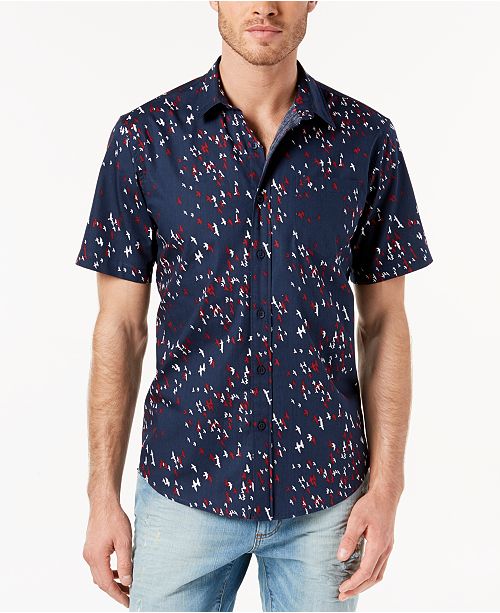 American Rag Men S Bird Shirt Created For Macy S Reviews