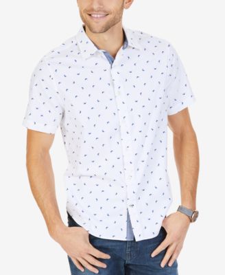 Nautica - Men's Big & Tall Marlin-Print Shirt