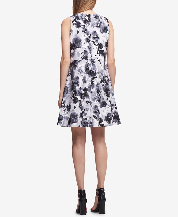 DKNY Floral-Print Shift Dress, Created for Macy's - Macy's