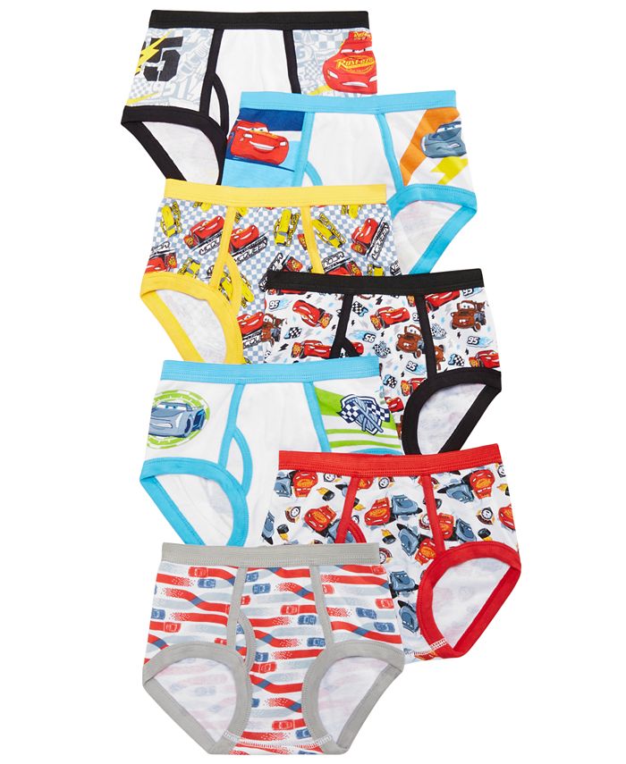 Disney Car's 7-Pk. Brief Underwear, Toddler Boys - Macy's