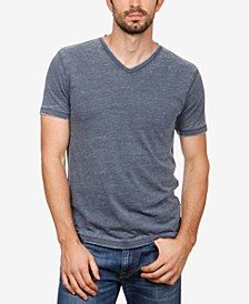 Men's Burnout V-Neck T-Shirt
