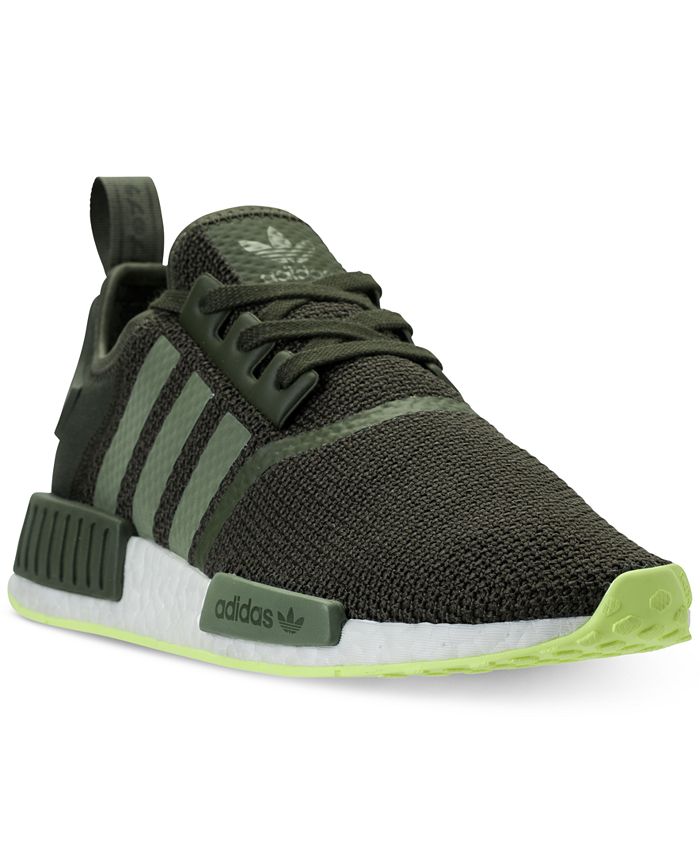 adidas gazelle silver green womens ADIDAS NMD R1 PK Size 12.5 Black Green Splattered Nylon Lace Up Sneake –  Sui Generis Designer Consignment main image 1