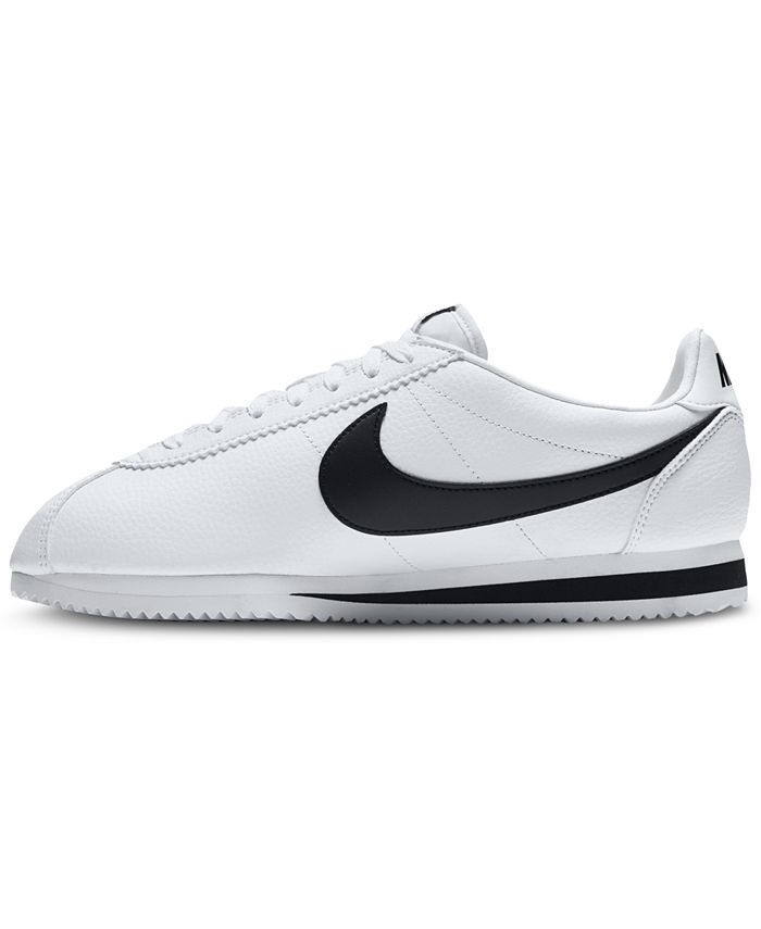 Nike Men's Classic Cortez Leather Casual Sneakers from Finish Line - Macy's