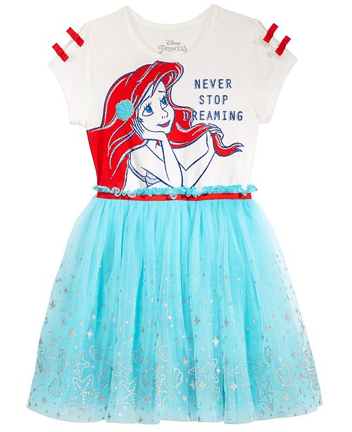 Disney Ariel Layered Look Dress Little Girls Reviews Dresses
