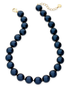 image of Charter Club Imitation 14mm Pearl Collar Necklace, Created for Macy-s