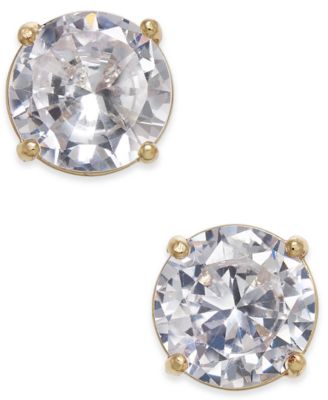 Charter Club - Gold-Tone Crystal Stud Earrings