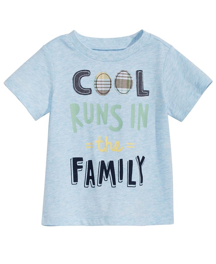First Impressions Baby Boys Family-Print T-Shirt, Created for Macy's ...