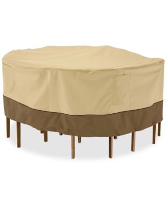 Classic Accessories - Small Round Patio Table Set Cover, Quick Ship