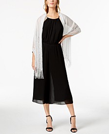 Knit Fringe Evening Wrap, Created for Macy's