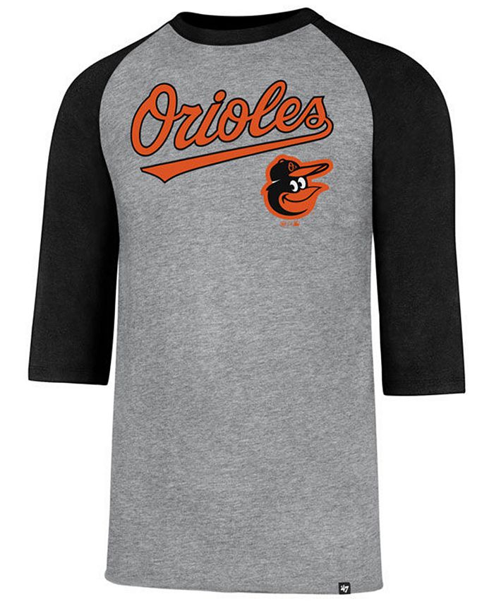 47 Brand Men's Baltimore Orioles Pregame Raglan T-shirt - Macy's