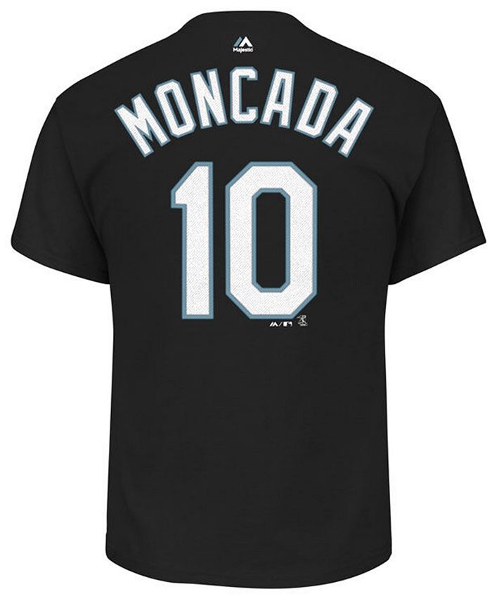 Majestic Men's Yoan Moncada Chicago White Sox Official Player T-Shirt ...