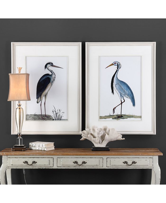 Uttermost - Shore Birds 2-Pc. Framed Printed Wall Art Set