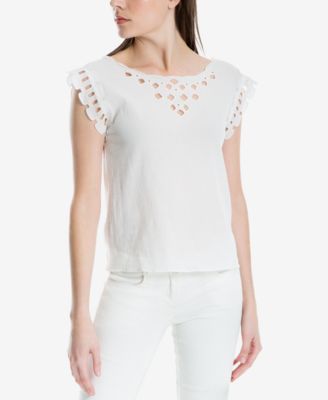Max Studio London - Cotton Eyelet Top