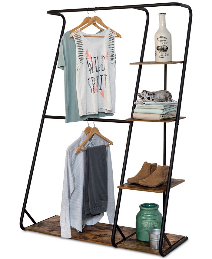 Honey Can Do Rustic Wardrobe Macy's